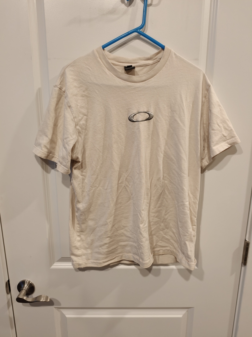 Oakley Cream Short Sleeve Logo Tee